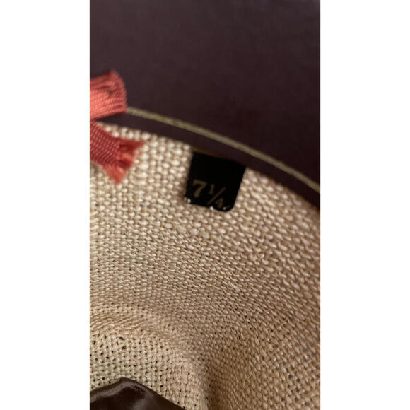 Vintage 1979  Resistol Stagecoach Straw Cowboy Hat 7 1/4 - Picture 9 of 10